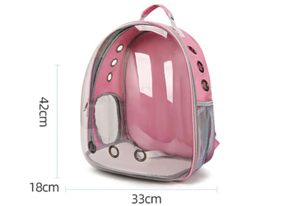 Transparent Cat Backpack - Portable Pet Carrier Bag